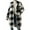 Black #804, variant on Bovemsi Trench Coats Women'S Autumn Or Winter Button Down Lapel Plush Plaid Coat Loose Long Fall Winter Clothes L