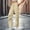#Beige, variant on DPTALR Women's Solid Color Drawstring Elastic Waist Multi-Pocket Casual Sports Cargo Sweatpants,Orange,Size L,Women's Plus ,Young Adult Tops