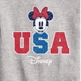 thumbnail image 3 of Disney - Americana - Minnie USA - Toddler And Youth Crewneck Fleece Sweatshirt, 3 of 5