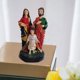 thumbnail image 3 of Estatua católica de , adornos de escritorio, decoración del hogar, escultura de pulgadas para Zulema Figurilla de la Sagrada Familia, 3 of 8