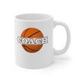 thumbnail image 2 of Basketball Coach Coffee Mug, Sports Gift Cup for Coaches, Athletics Theme Tea Cup, Appreciation Gift, 2 of 4