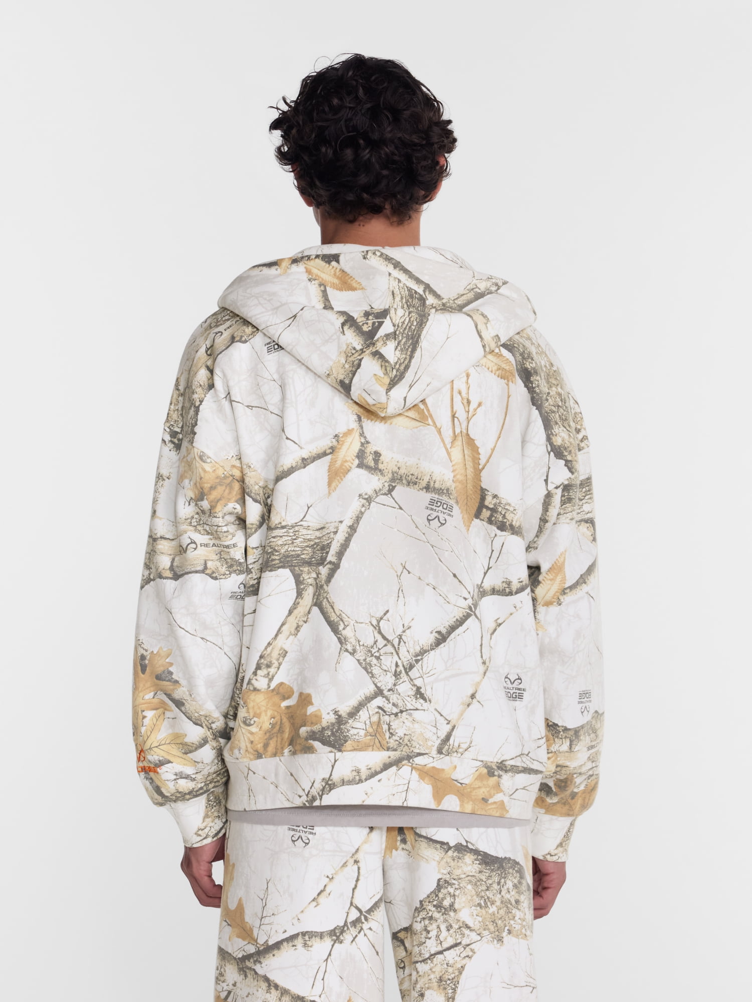 No Boundaries x Realtree Boxy Fit Heavyweight Fleece Full Zip Hoodie, Men's Sizes XS-4XLT