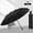 Black, variant on Super Large 130CM Business Folding Men Umbrella, Windproof Strong, Waterproof Sunproof Sunshade Uv Big Umbrellas