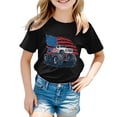 thumbnail image 5 of WUANDIXFA Kids 250th US Shirt 250 Year Birthday Independence Merchandise Shirts United States 250 Years Since 1776 2026 V Neck Tshirt (Black, 11-12 Years), 5 of 5