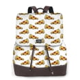 thumbnail image 1 of Easygdp Pizza Mochila de Cuero para Mujeres, Bolso de Hombro, Bolsos de Mano de Moda para Trabajo y Viajes, 1 of 4