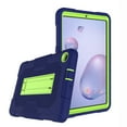 thumbnail image 6 of Dteck Case for Samsung Galaxy Tab A 8.4" SM-T307 (2020 Released),Shockproof Armor Rugged Rubber Case Hybrid Hard PC Protective Stand Cover (Without Built-in Screen Protector),Navy+Olivine, 6 of 6