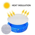 thumbnail image 3 of Solar Pool Cover, 3m Diameter Round Swimming Pool Cover Protector Easy Set and Frame Pools, Anti-Evaporation Swimming Pool Insulation Film Swimming Pool Cover, 3 of 7
