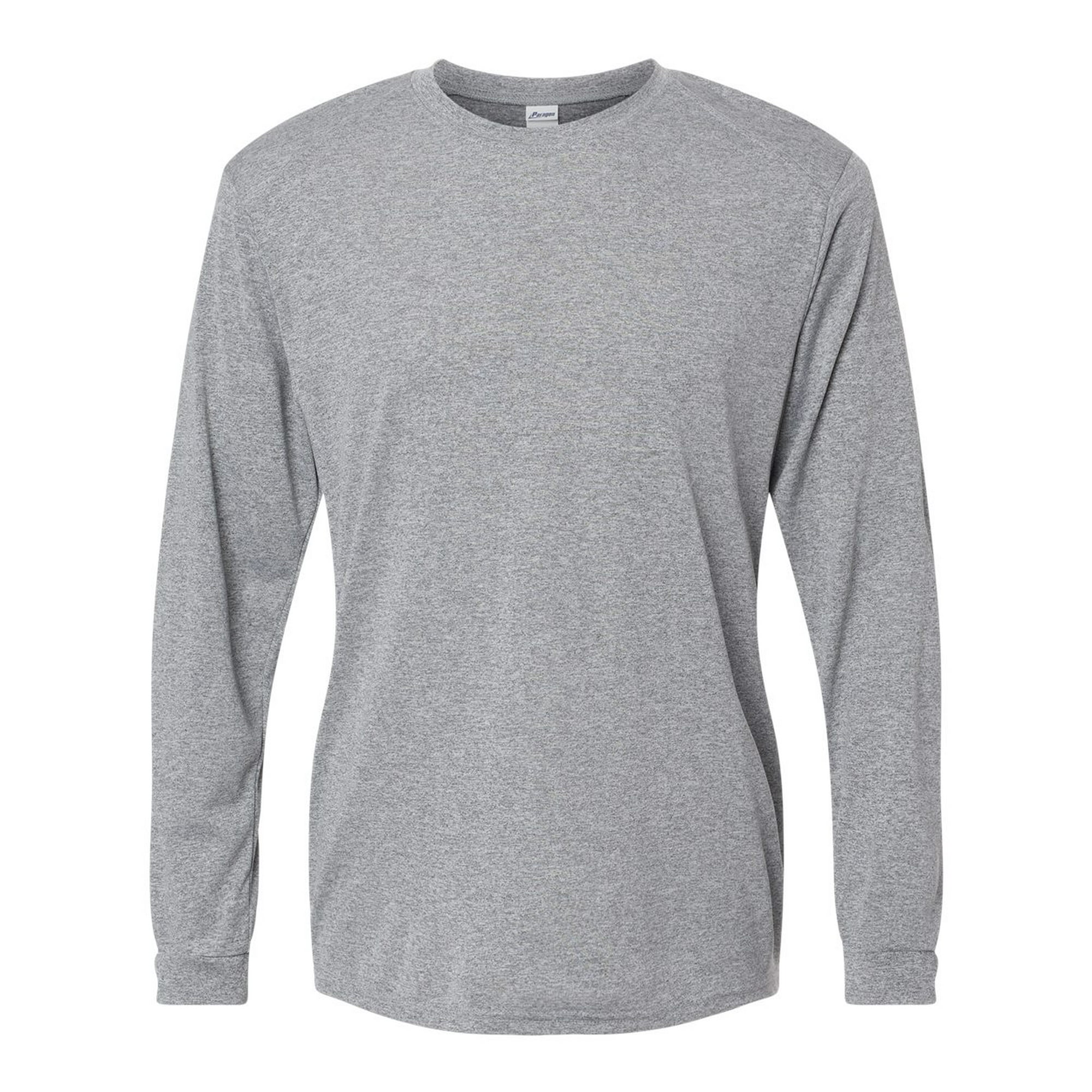 Long Islander Performance Long Sleeve T-Shirt, XS, Heather Grey