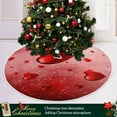 thumbnail image 6 of FMSHPON Valentine's Day Pretty Love Heart Xmas Christmas Tree Skirt Stand Mat for Holiday Party Decoration Indoor Outdoor 36 inches, 6 of 6