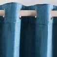 thumbnail image 4 of SAFAVIEH Creslia Contemporary Teal Solid Grommet Blackout Curtains, 52" x 96", 4 of 5