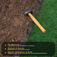 thumbnail image 4 of 150 Pack 8 Inch Plastic Landscape Edging Anchoring Stakes Garden Lawn Yard Spikes Landscaping Stakes for Paver Edging, Weed Barrier, Tent, Artificial Turf, 4 of 7