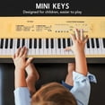 thumbnail image 4 of 54 Key Multifunctional Electronic Piano Keyboard, with Wired Microphone for Kids Music Learning & Recording, 4 of 7