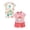 4PCS-N, variant on CAICJ98 Toddler Baby Summer Clothes for Girls 3 6 12 18 24 Months 2T 3T 4T 5T Girls Outfits Short Sleeve Cute Print T-shirts Tops & Shorts Set 4Pcs,Size 18-24 Months