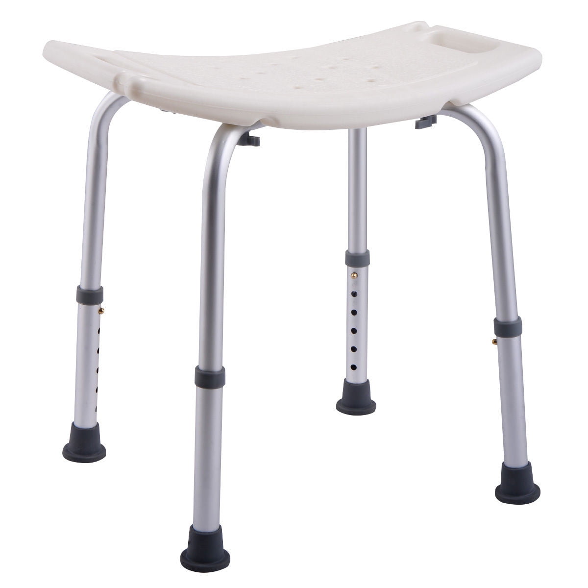 Costway 6 Height Adjustable Bath Shower Chair Medical Seat Stool Bath