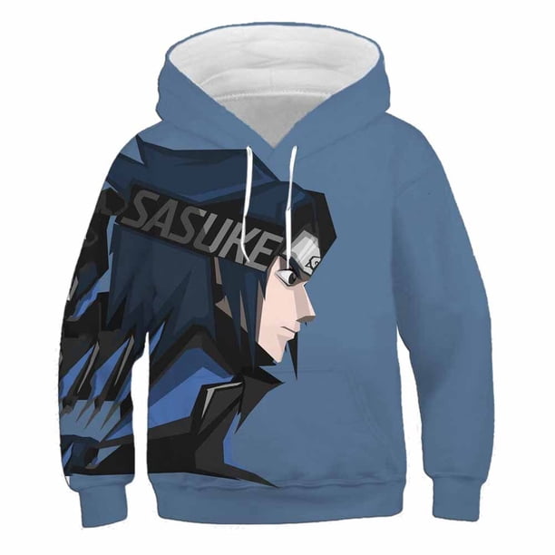 2023, ropa para niños, Sudadera con capucha de Naruto, sudadera de Anime Uzumaki Akatsuki Sakura Kakashi Sasuke Hinata Hyuga, sudadera para niños 110 zhangyuxiang CONDUJO