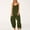 Army Green, variant on Baqcunre Jumpsuits for Women Women's Sleeveless Jumpsuit Solid Summer Wide Leg Bib Pants Bottons Jumpsuit Romper with Button Pockets Jumpsuits for Women Dressy One Piece Jumpsuits for Women