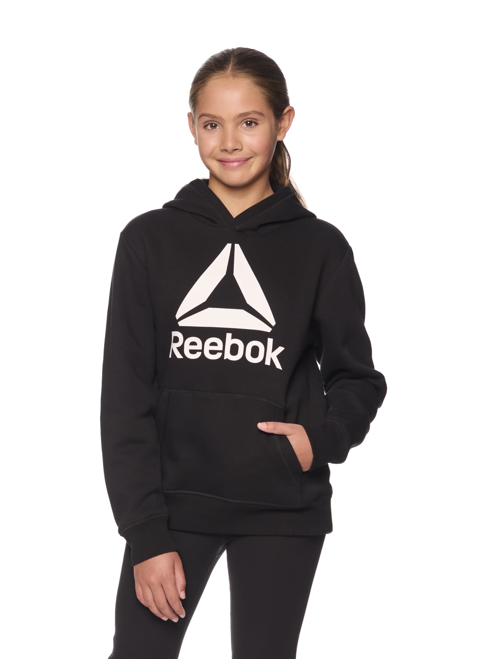 Reebok Kid's Unisex Game Day Fleece Hoodie, Sizes 4-18