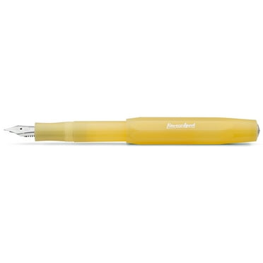 Kaweco 10001835 Frosted Sport Fountain Pen Banana, Medium