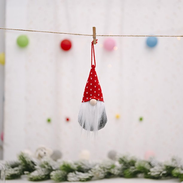 leyfeng Mini diseño de decoración de Navidad árbol de Navidad colgante Gadget DIY Deco Lanyard para Tnansgiving Festival Holiday