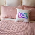 thumbnail image 5 of 3drose, Lol Laugh Out Loud Acronym Laughing Lolspeak, 16x16 inch Pillow Case, 5 of 5