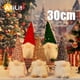 thumbnail image 3 of Muñeco de Navidad elfo gnomo de 30 cm con luz LED, decoraciones navideñas para el hogar, Navidad, Año Nuevo 2023, regalos para niños, 3 of 5
