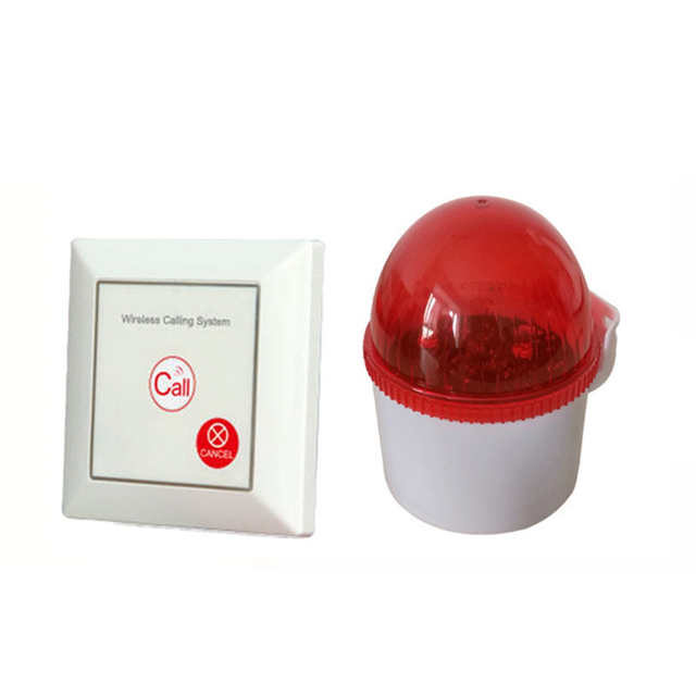 Alarma de Buscapersonas para Cuidadores, Botón SOS, Sirena de Llamada Inalámbrica, Alarma para Personas Mayores, Hogar de Ancianos, Baño para Discapacitados, Hospital.
