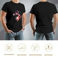 thumbnail image 5 of Hanmun Geometric Men's Graphic Tees Print Vintage T-Shirts Short Sleeve Crew Neck Casual Size S-3XL, 5 of 9