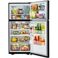 thumbnail image 3 of LG 20.2 cu Ft. ENERGY STAR Top Freezer Refrigerator, Black, 3 of 4
