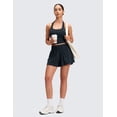 thumbnail image 4 of CRZ YOGA Softretch 2 in 1 Causal Shorts for Women High Waisted Flowy Yoga Lounge Workout with Pockets, 4 of 6