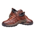 thumbnail image 1 of Otoño Nuevos Zapatos Hombre Un Zapatos Cómodos Invierno Con Suela Suave para Personas Mayores [con Video] [ZMP Low Top] (marrón 43), 1 of 6