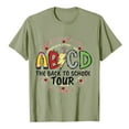 thumbnail image 4 of Girls Shirts Size 10-12 Kids' Back To School Graphic Short Sleeve Round Neck Tee Bright & Comfortable for Boys & Girls 11 Light Green, 4-5 Years, 4 of 4