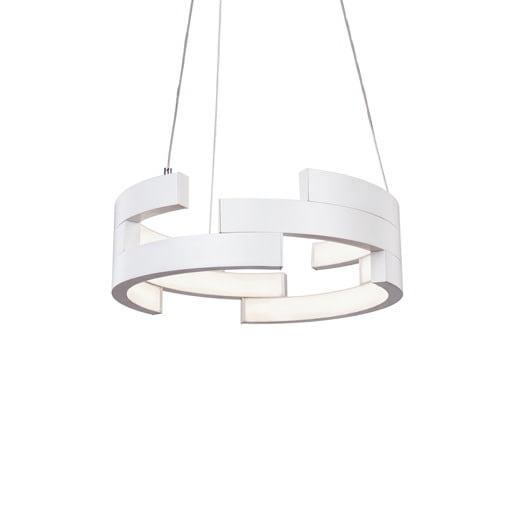 Kuzco Lighting Pd12716 Anello 16 Wide Indoor Pendant White Com Kuzco Lighting Pd12716 Anello 16 Wide, Anello Led Semi Flush Mount Ceiling Lights