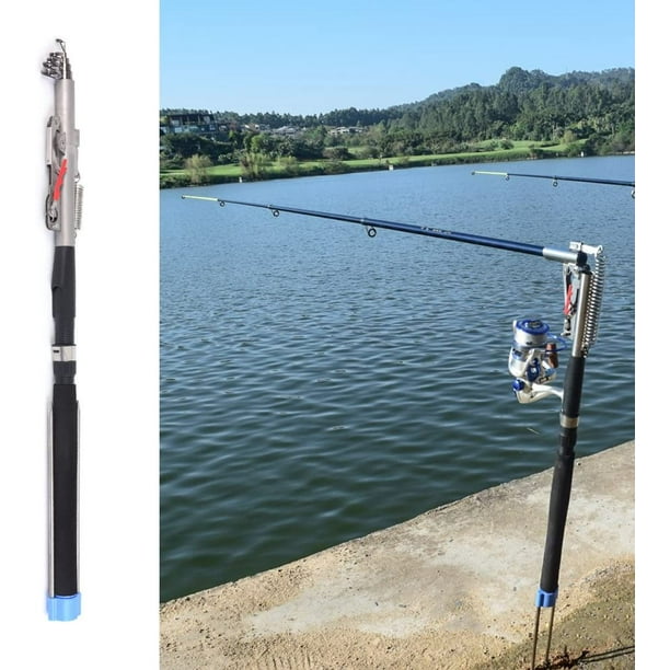2.1m / 2.4m / 2.7m / 3.0m Automatic Fishing Rod Adjustable Telescopic Rod  Pole Device Sea River Lake Pool Fishing Tackle with Bank Stick 