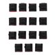 thumbnail image 1 of 15pcs Desktop Cable Clips Autoadhesivo Cable Administración Abrazaderas Organizador de alambre, 1 of 7