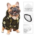 thumbnail image 3 of Balery Honey Bees With Flowers Sudadera con Capucha para Perros Pequeños – Ropa para Mascotas, Disfraz para Perros y Gatos, Ideal para Fiestas y Cosplay-XX-Large, 3 of 7