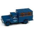 thumbnail image 2 of Diecast 1960 Ford F-250 Utility Truck "Electric Contractor" Dark Blue 1/87 (HO) Scale Model by Classic Metal Works, 2 of 3