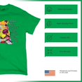 thumbnail image 4 of Tee Hunt Dean Russo Colorful Neon Dog T-Shirt How Your Soul is Men's Tee, Green, Medium, 4 of 5