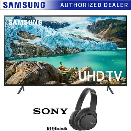 Samsung Blu Ray Player With Wifi Samsung UN50RU7100 50-inch RU7100 LED Smart 4K UHD TV (2019) Bundle with Sony WHCH700N/B Wireless Noise Canceling Bluetooth Headphones, Black UN50RU7100FXZA 50RU7100 UN50RU7100 ()