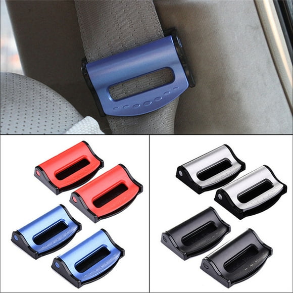 Volkmi Seat belt clip, seat belt buckle, seat belt anchor, 4 colors black