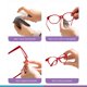 thumbnail image 4 of Almohadillas nasales GMS de silicona óptica antideslizante para gafas, 10 pares, 4 of 6