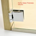 thumbnail image 4 of Glass Hinge Adjustable 0 Degree Clamp for 5-8mm Thickness 4Pcs, 4 of 5
