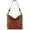 Brown, variant on Montana West Hobo Bags for Women Top Handle Satchel Shoulder Purse Bucket Handbag, Black