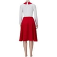thumbnail image 6 of Rise of the Pink Ladies Dress Rydell High Cheerleading Outfit Halloween Suit for Women Girls, 6 of 8