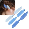 thumbnail image 4 of 30PCS Leaf Shape Hair Duck Clips Hair Fixing Creaseless Barrettes Hair Styling Accessories for Makeup Blue, 4 of 7