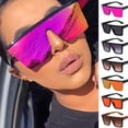 thumbnail image 4 of New Style Womens Ladies Sunglasses Square Oversized Luxury Flat Sunglasses, 4 of 9
