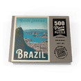 thumbnail image 4 of MyPuzzle - Brazil: Rio De Janeiro Harbor View, Vintage Poster - Premium 500 Piece Jigsaw Puzzle for Adults, 4 of 6