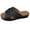 Black, variant on Clearance VerPetridure Women's Sandals Summer Casual Wedges Shoes Open Toe Thick Bottom Roman Sandals Beach Sandals