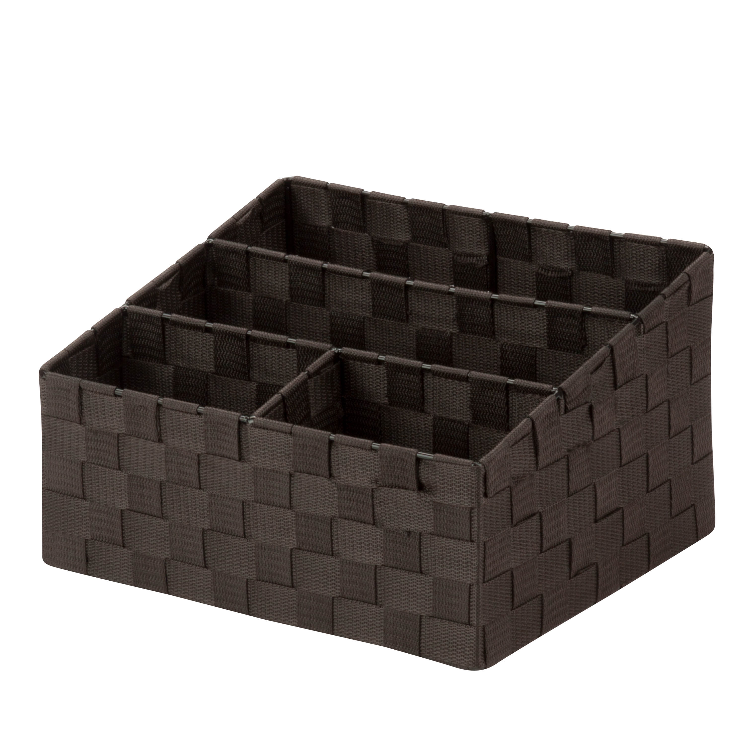 Honey-Can-Do Double Woven Polypropylene Desk Organizer, Espresso
