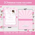 thumbnail image 6 of First Holy Communion (Darker Skin, Brown Hair) Thank You Cards for Kids – 10 Cards with Envelopes – 4.5x5 Fill In the Blank Thank You Notes, Kids Birthday Party Stationery by Amanda Creation, 6 of 9