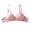 Pink, variant on oqasdz Women Bras Comfortable Solid Color Small Cup Double Buckle Push Up Bra Thin Underwear Bra